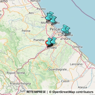 Mappa Via Tirino, 66100 Chieti CH, Italia (10.25)