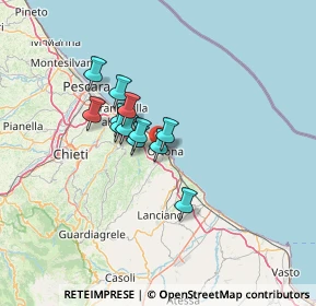 Mappa Contrada Santa Liberata, 66026 Ortona CH, Italia (9.1925)