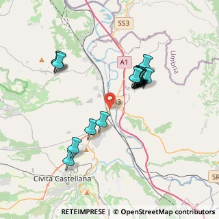 Mappa SS 3 KM.60, 01033 Civita Castellana VT, Italia (3.4575)
