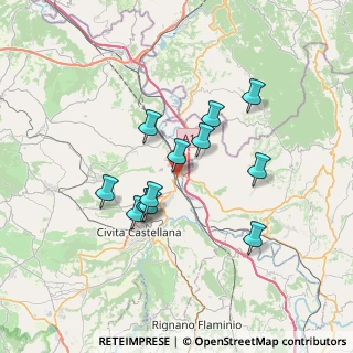 Mappa SS 3 KM.60, 01033 Civita Castellana VT, Italia (6.20917)