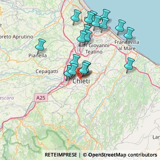 Mappa Via dei Celestini, 66100 Chieti CH, Italia (7.9395)