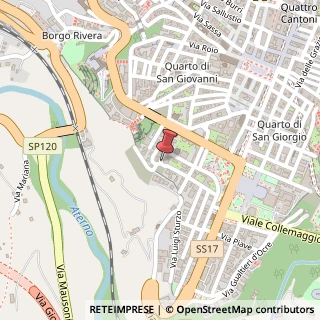 Mappa Via Onorevole Giuseppe Saragat, 10, 67100 L'Aquila, L'Aquila (Abruzzo)