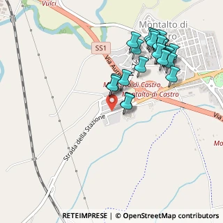 Mappa SR312, 01014 Montalto di Castro VT, Italia (0.54444)