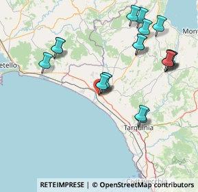 Mappa Via Mediterranea, 01014 Montalto di Castro VT, Italia (17.94444)