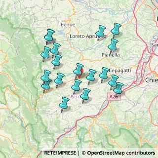 Mappa Contrada Sterpara, 65011 Catignano PE, Italia (7.47263)