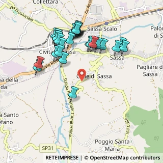 Mappa Via Breccia Secca, 67019 Scoppito AQ, Italia (1.09)