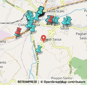 Mappa Via Breccia Secca, 67019 Scoppito AQ, Italia (1.09)