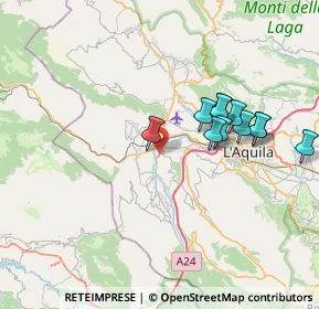 Mappa Via Breccia Secca, 67019 Scoppito AQ, Italia (7.14364)