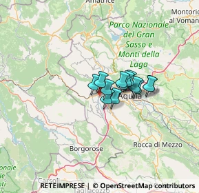 Mappa Via Breccia Secca, 67019 Scoppito AQ, Italia (7.57462)
