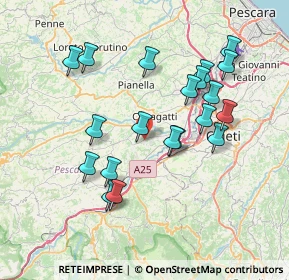 Mappa Viale Colli, 65020 Rosciano PE, Italia (7.57)