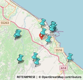 Mappa Str. Fontegrande, 66026 Ortona CH, Italia (3.87313)