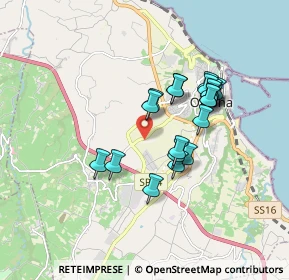 Mappa Str. Fontegrande, 66026 Ortona CH, Italia (1.533)