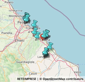 Mappa Str. Fontegrande, 66026 Ortona CH, Italia (11.75263)