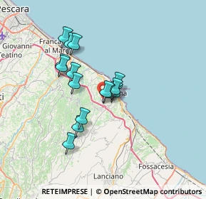 Mappa Str. Fontegrande, 66026 Ortona CH, Italia (5.66867)