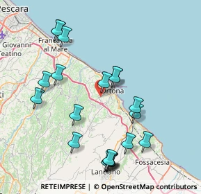 Mappa Str. Fontegrande, 66026 Ortona CH, Italia (9.014)