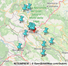 Mappa Strada Vicinale di Bazzano, 67100 L'Aquila AQ, Italia (13.98133)