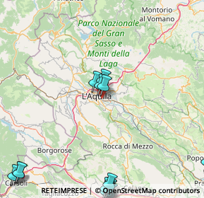 Mappa Strada Vicinale di Bazzano, 67100 L'Aquila AQ, Italia (30.487)