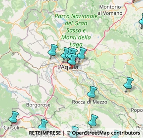 Mappa Strada Vicinale di Bazzano, 67100 L'Aquila AQ, Italia (25.5015)