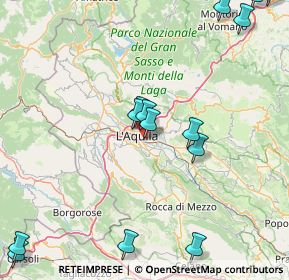 Mappa Strada Vicinale di Bazzano, 67100 L'Aquila AQ, Italia (22.37714)