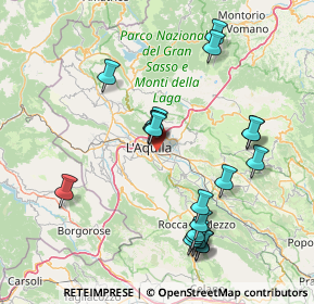 Mappa Strada Vicinale di Bazzano, 67100 L'Aquila AQ, Italia (17.183)