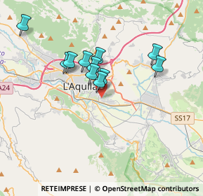 Mappa Strada Vicinale di Bazzano, 67100 L'Aquila AQ, Italia (3.08091)