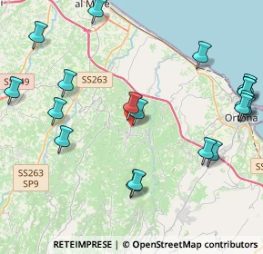 Mappa Via Nittolo, 66010 Tollo CH, Italia (5.6235)