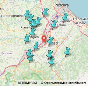 Mappa C.C. Megalò - Località Santa Filomena, 66100 Chieti CH, Italia (7.43722)
