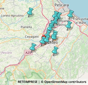 Mappa C.C. Megalò - Località Santa Filomena, 66100 Chieti CH, Italia (5.99533)