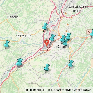 Mappa LOCALITA' SANTA FILOMENA, 66100 Chieti CH, Italia (5.12636)