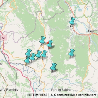 Mappa Via Santa Maria, 02041 Casperia RI, Italia (7.23273)