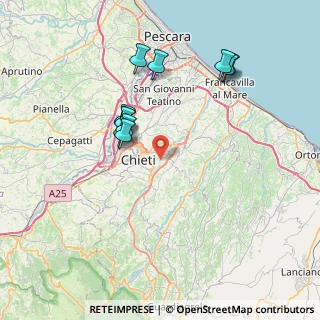 Mappa Strada Peschiera, 66100 Chieti CH, Italia (7.49)