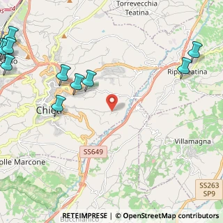 Mappa Strada Peschiera, 66100 Chieti CH, Italia (3.51545)