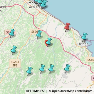 Mappa Via Perruna, 66010 Tollo CH, Italia (6.29813)