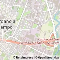 Karte Cardano al Campo