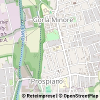 Mapa Gorla Minore