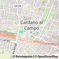 Mapa Cardano al Campo