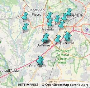 Mappa Sforzatica S. Andrea, 24044 Dalmine BG, Italia (3.21188)