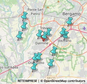 Mappa Sforzatica S. Andrea, 24044 Dalmine BG, Italia (3.53857)