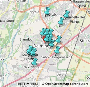 Mappa Sforzatica S. Andrea, 24044 Dalmine BG, Italia (1.31625)