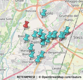 Mappa Sforzatica S. Andrea, 24044 Dalmine BG, Italia (1.3515)