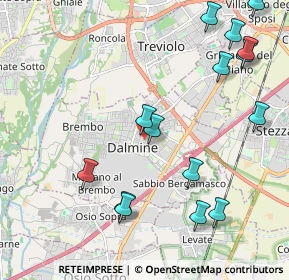 Mappa Sforzatica S. Andrea, 24044 Dalmine BG, Italia (2.49467)