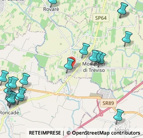 Mappa Zona Industriale, 31050 Monastier di Treviso TV, Italia (2.9795)