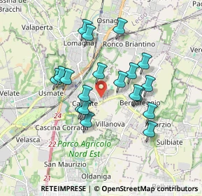 Mappa Via Salvo D'Acquisto, 20866 Carnate MB, Italia (1.52684)