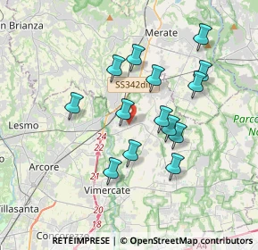 Mappa Via Salvo D'Acquisto, 20866 Carnate MB, Italia (3.21)