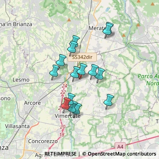 Mappa Via Salvo D'Acquisto, 20866 Carnate MB, Italia (3.05333)