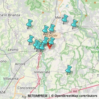 Mappa Via Salvo D'Acquisto, 20866 Carnate MB, Italia (3.12583)