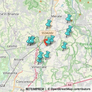 Mappa Via Salvo D'Acquisto, 20866 Carnate MB, Italia (3.11846)
