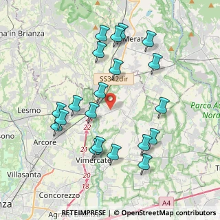 Mappa Via Salvo D'Acquisto, 20866 Carnate MB, Italia (4.036)