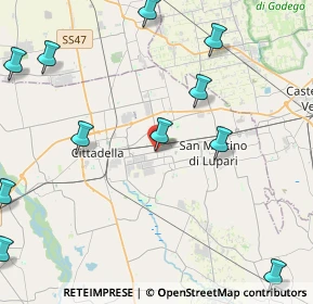 Mappa Via Foscolo Ugo, 35019 Tombolo PD, Italia (5.99583)