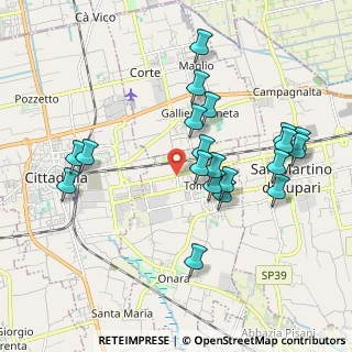 Mappa Via U. Foscolo, 35019 Tombolo PD, Italia (1.9055)